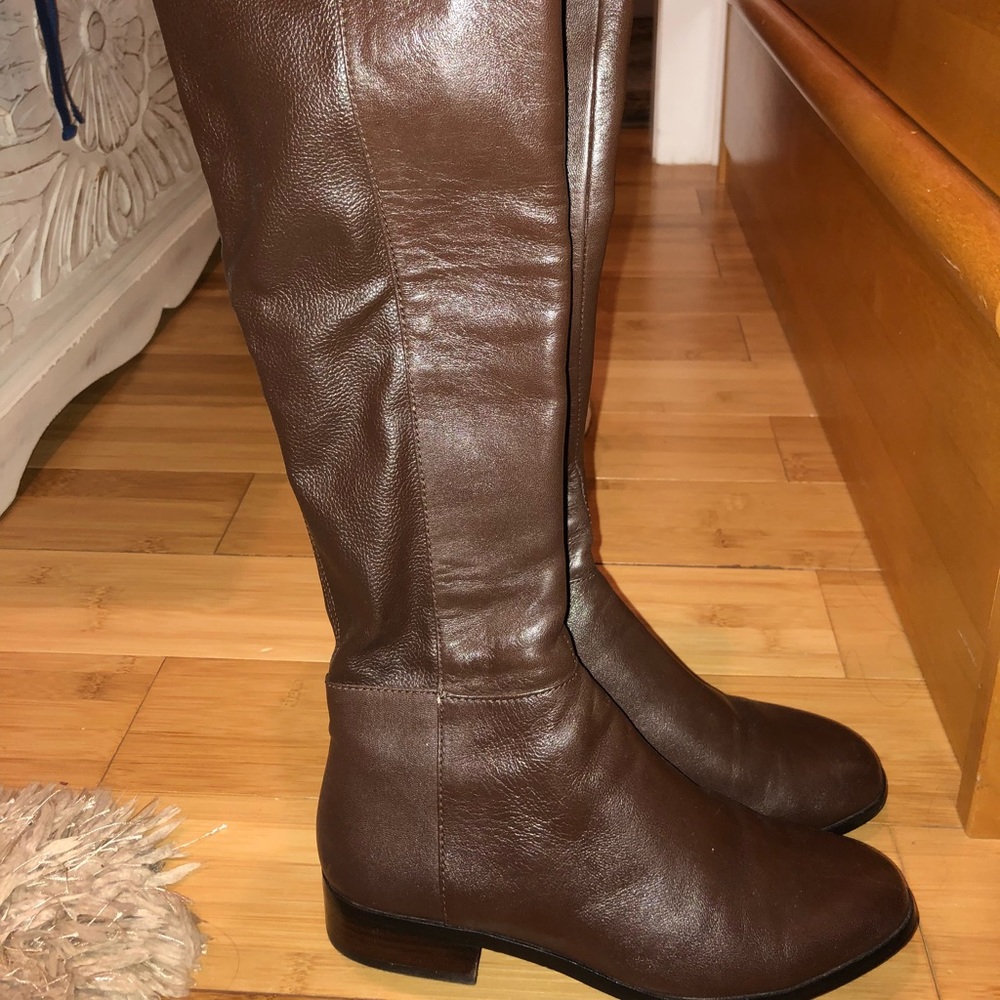 Michael Kors - brown leather boots
